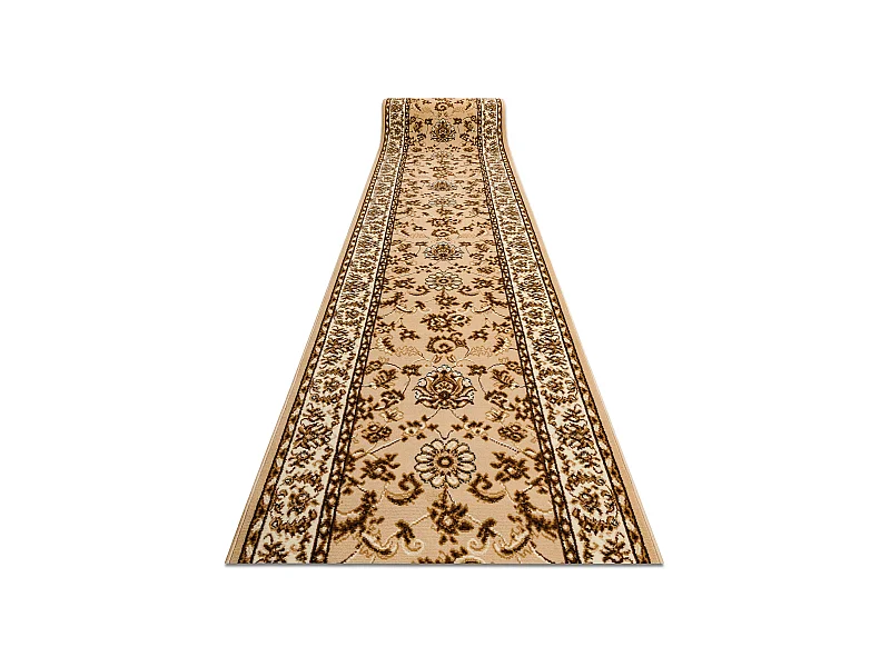 TAPIS DE COULOIR BCF MORAD Klasyk classique beige 60x460 cm