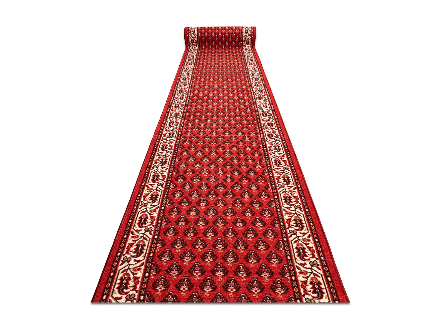 TAPIS DE COULOIR ANTIDÉRAPANT INKO rouge 67x960 cm