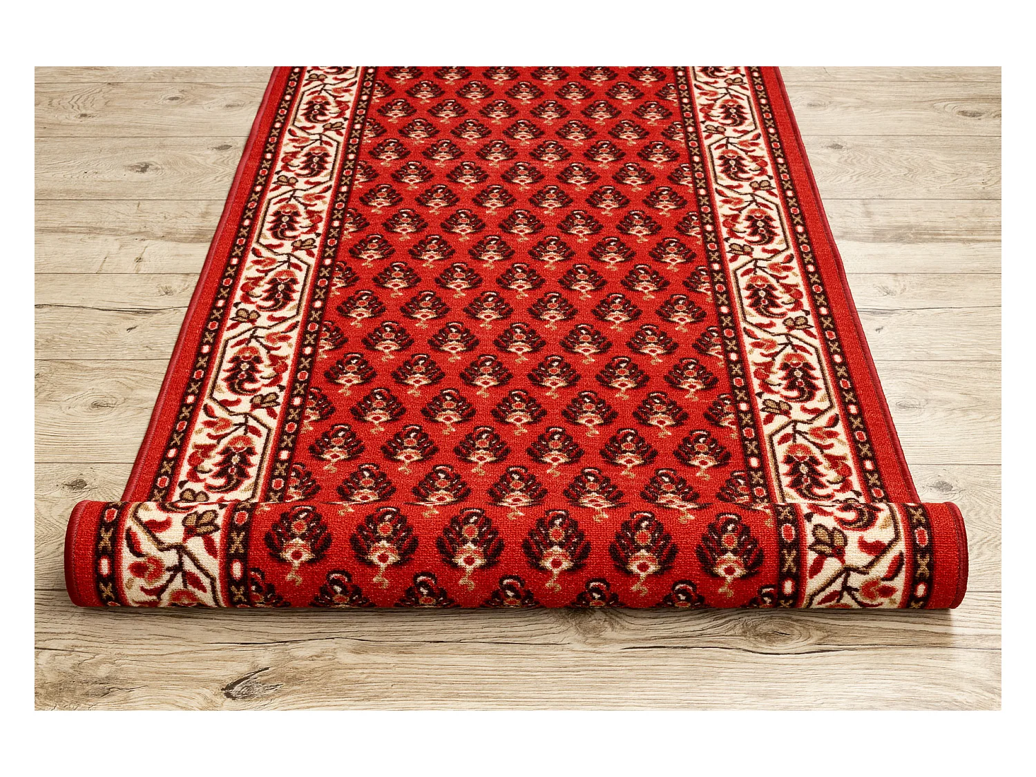 TAPIS DE COULOIR ANTIDÉRAPANT INKO rouge 67x940 cm