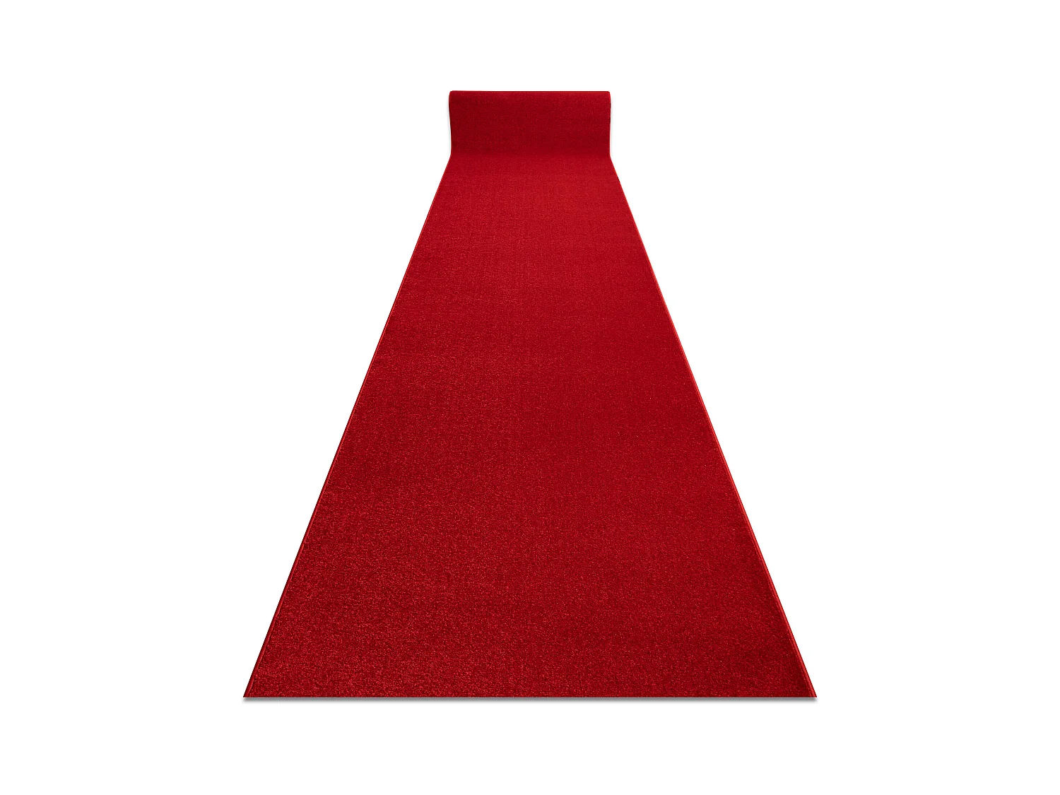 Tapis de couloir KARMEL plaine carmin / rouge 60x470 cm