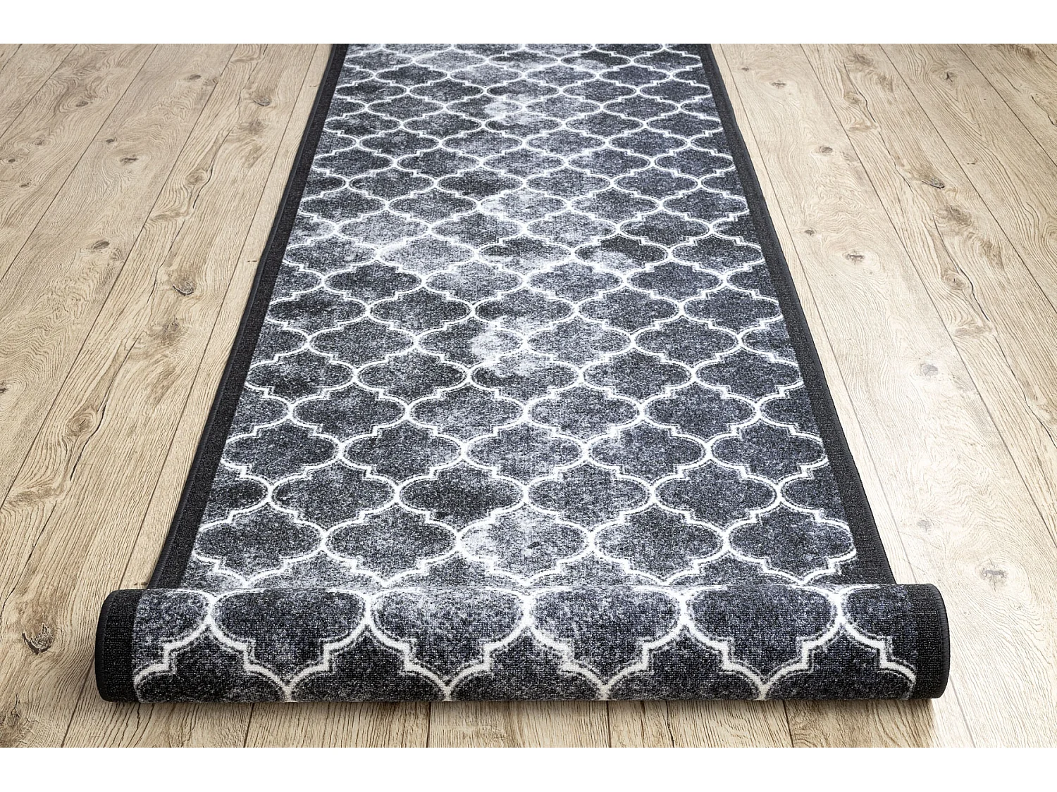 CHODNIK podgumowany 100 cm CLOVER szary 100x760 cm