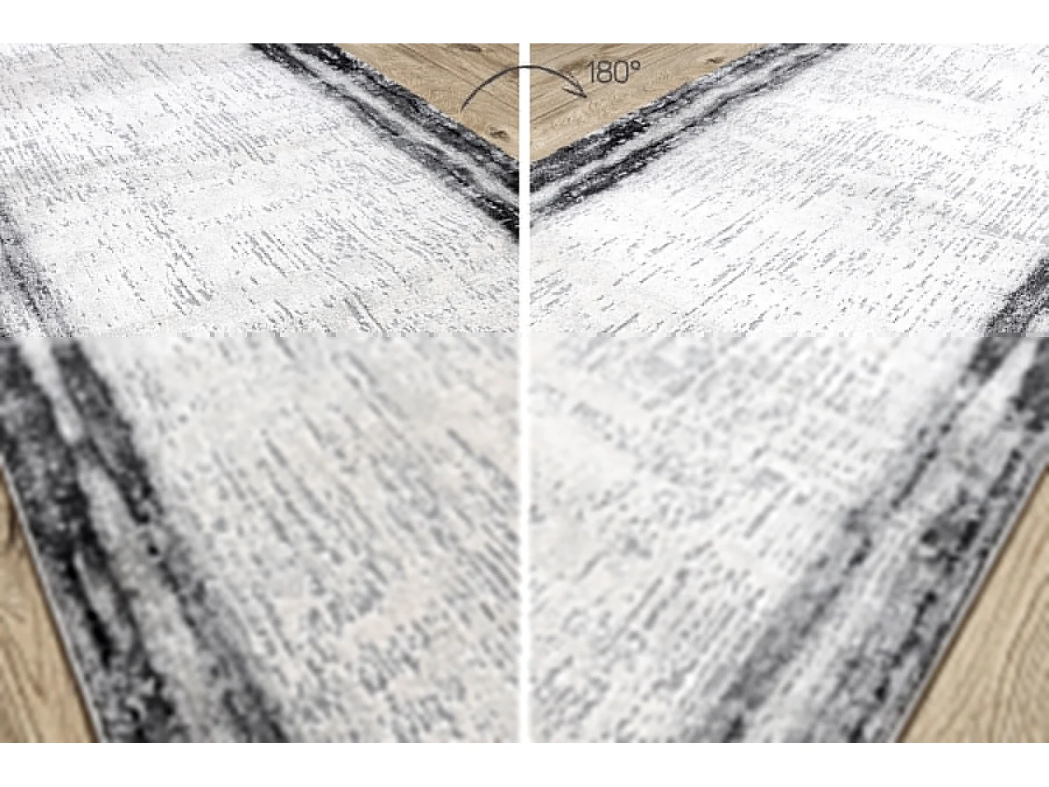 Passatoia TULS 51235 moderno antracite 100x240 cm