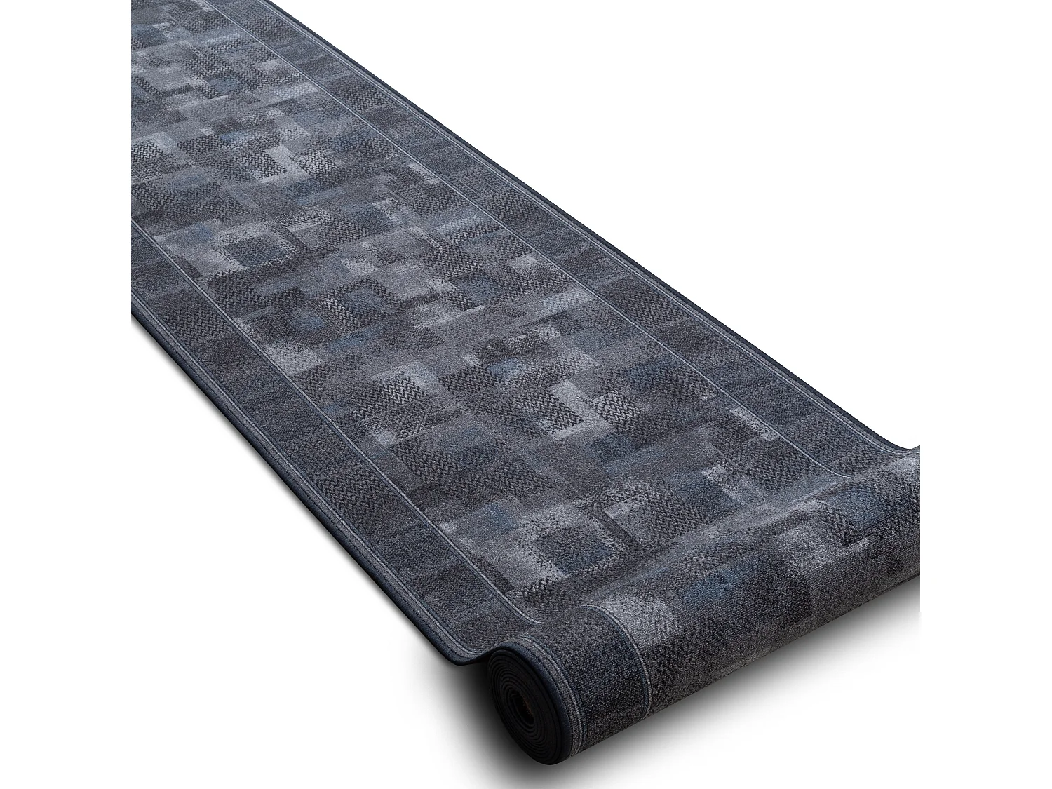TAPIS DE COULOIR ANTIDÉRAPANT TRIBE anthracite 67x570 cm