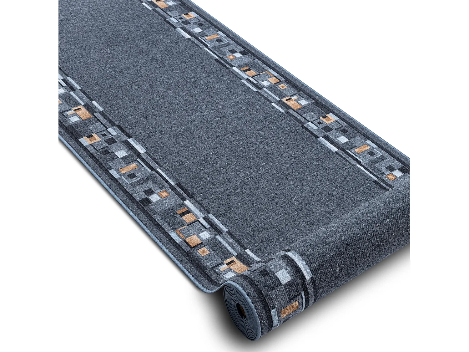 PASSATOIA GOMMATA BOMBAY grigio 80x780 cm