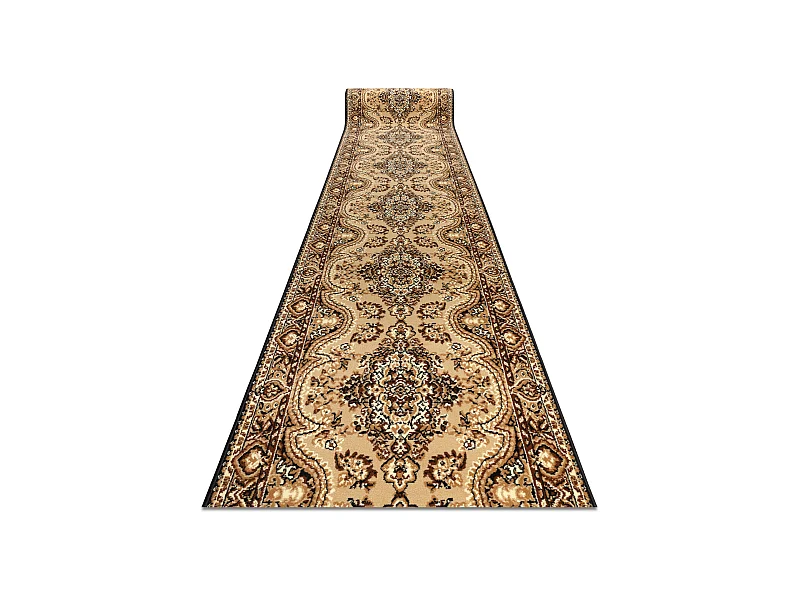 TAPIS DE COULOIR BCF WIOSNA beige 70x440 cm