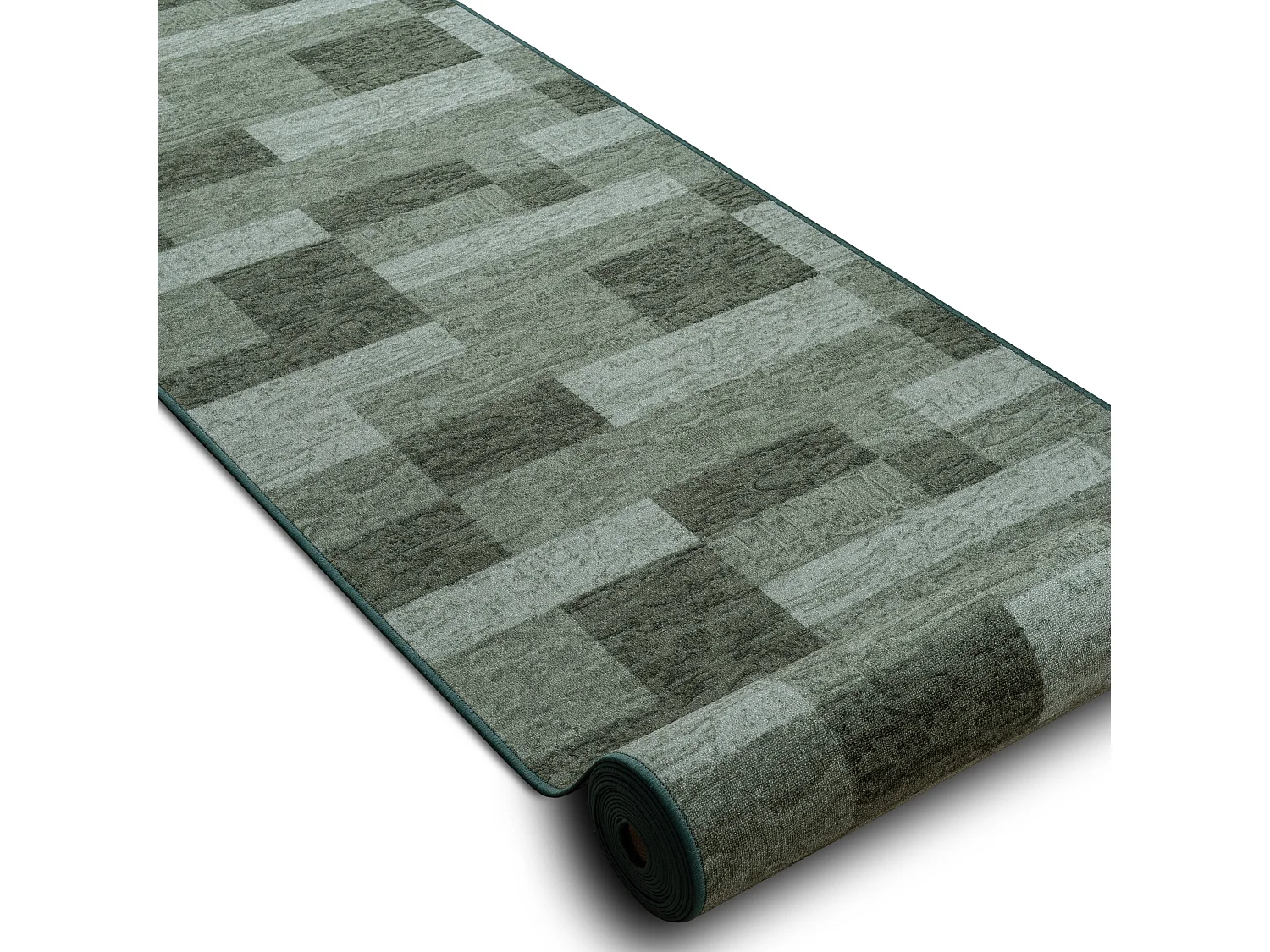 TAPIS DE COULOIR antidérapant ICONA vert 67x350 cm