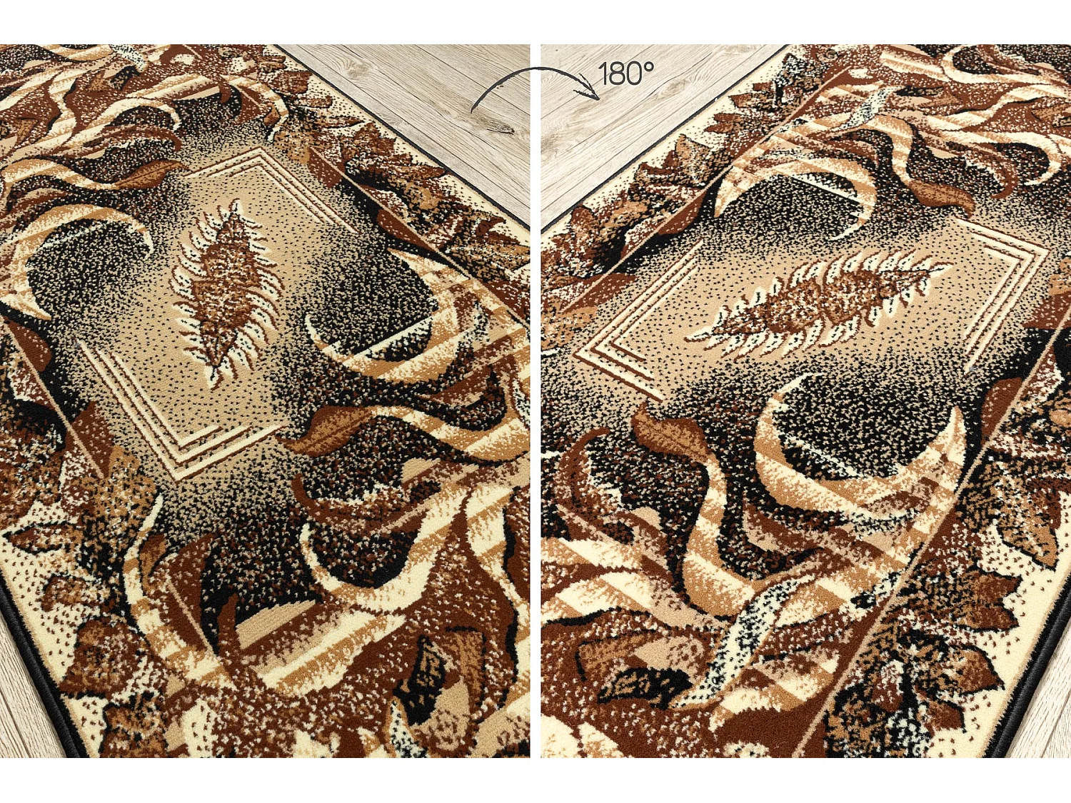 PASSATOIA BCF Foglia beige (AGAVE) 160x330 cm