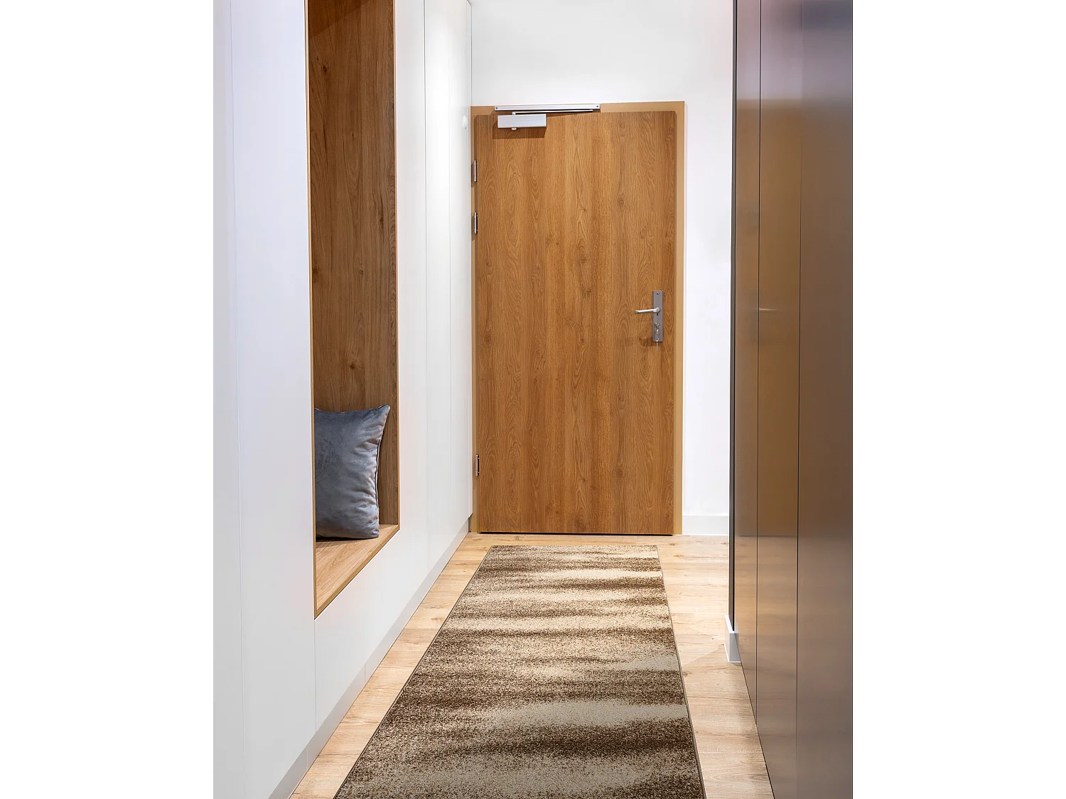 Tapis de couloir KARMEL Sahara, désert, sable noix 100x490 cm