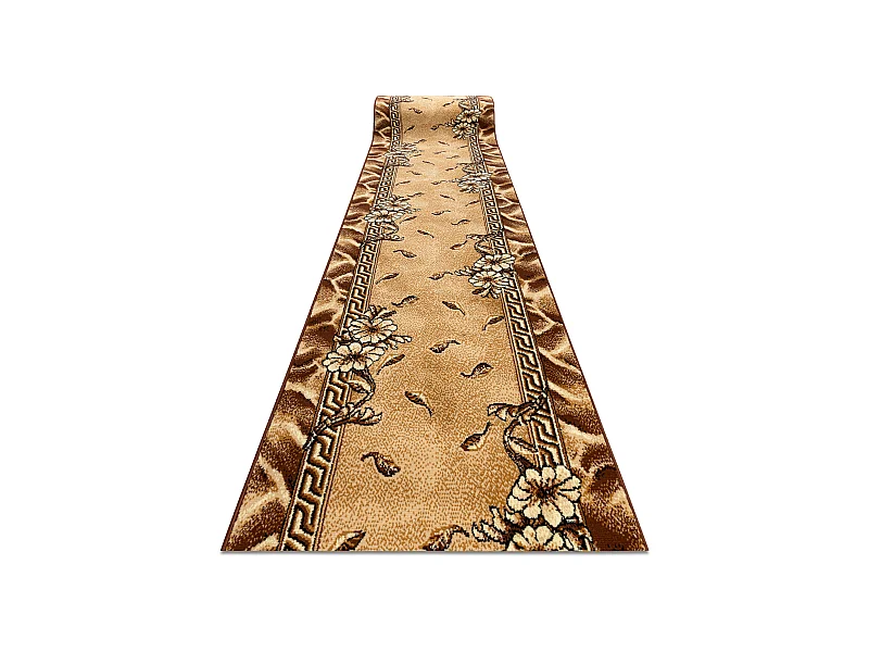 TAPIS DE COULOIR BCF TRIO vieil or 90x940 cm