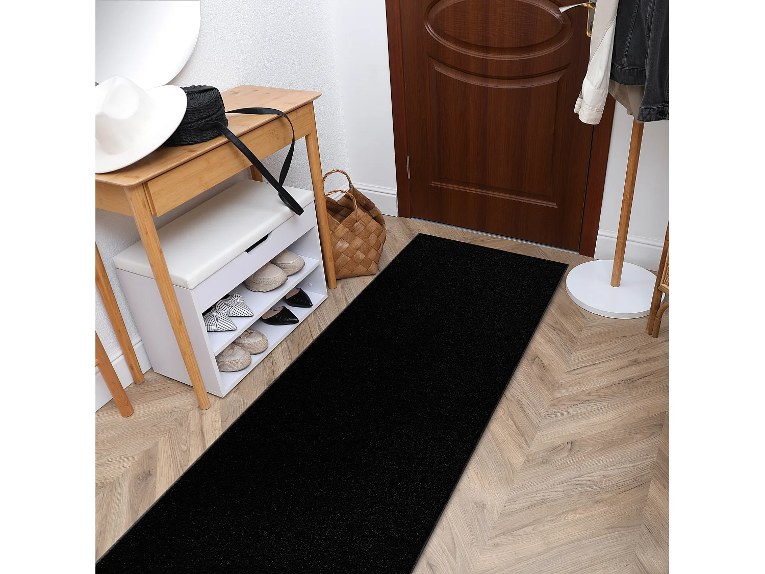 Tapis de couloir TRENDY 159 noir 60x330 cm