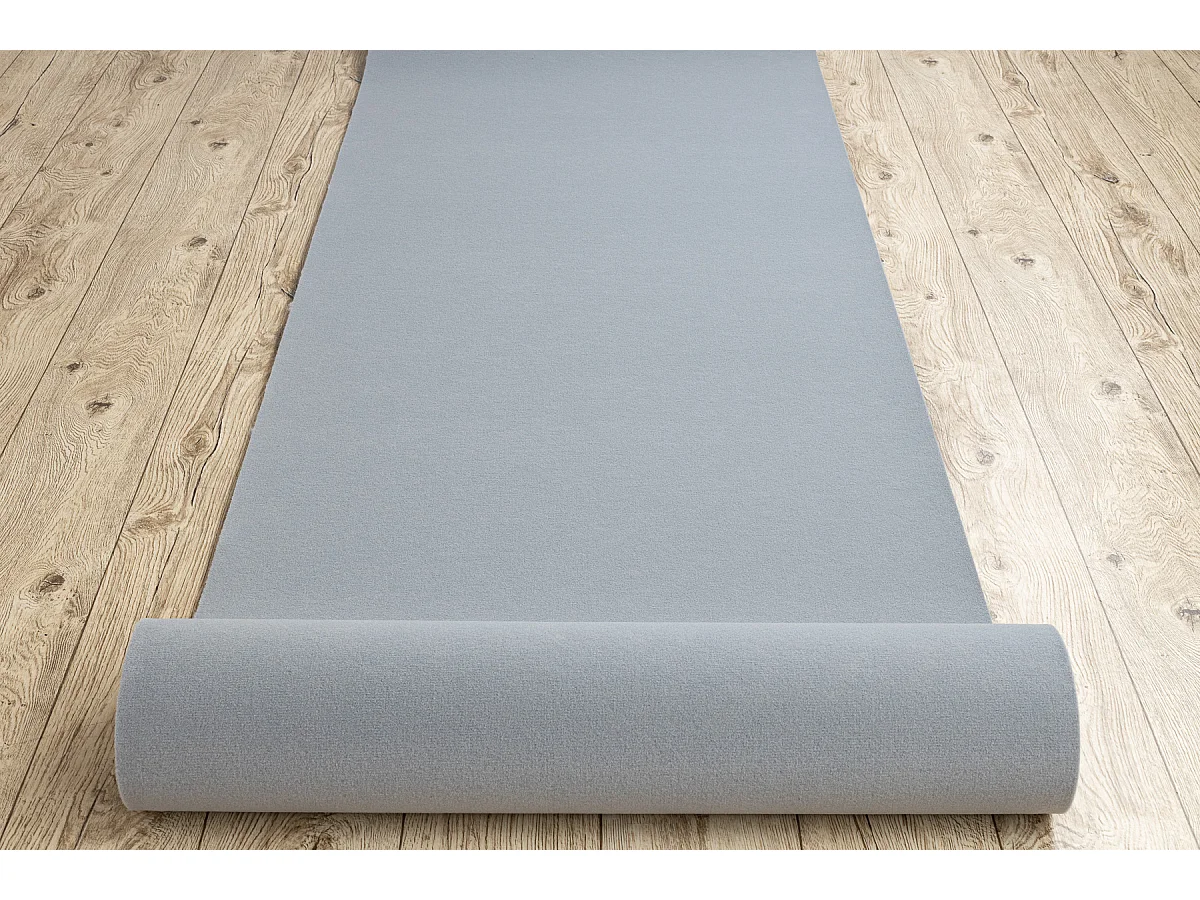 TAPIS DE COULOIR ANTIDÉRAPANT RUMBA couleur unique gris 80x980 cm