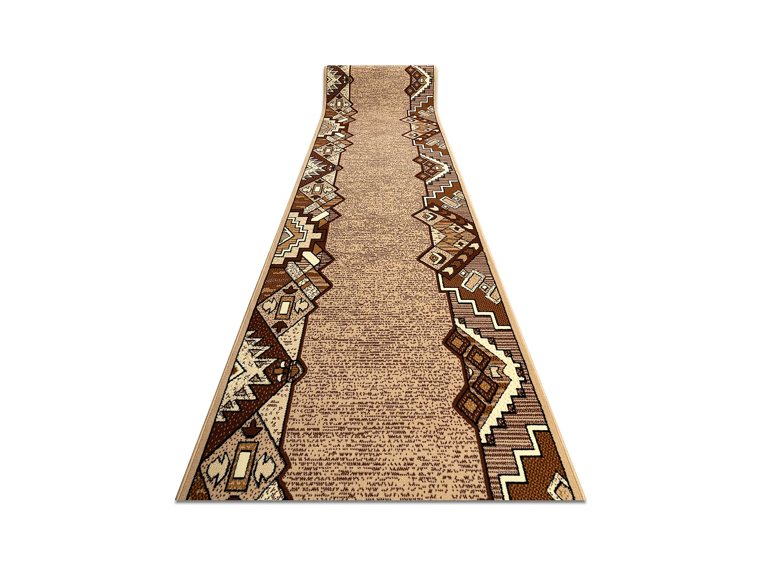 Alfombra de pasillo BCF BARYTON beige 70x1300 cm