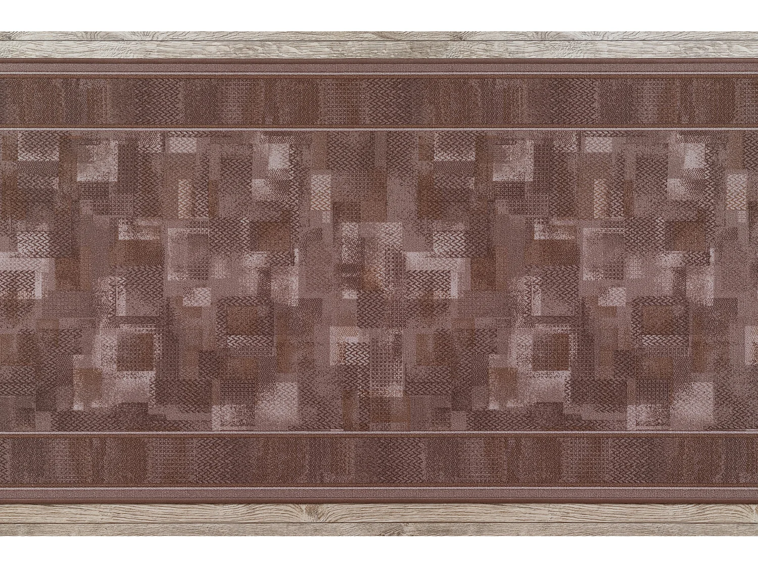 PASSADEIRA BASE ANTIDESLIZANTE TRIBE castanho 80x980 cm