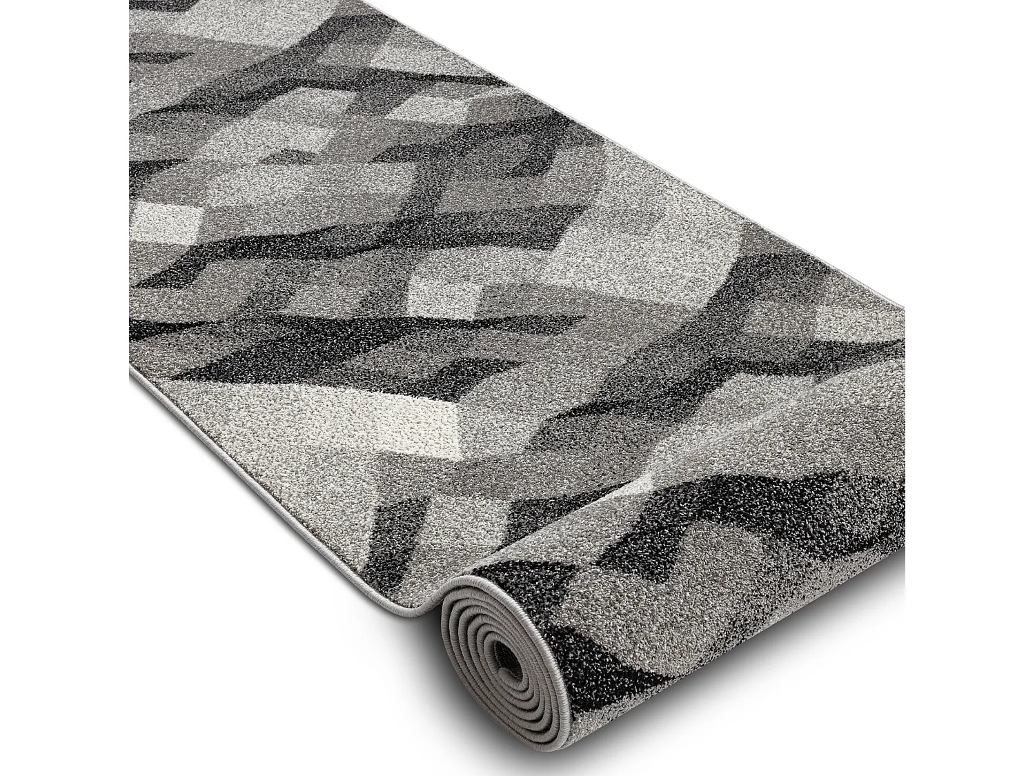 Tapis de couloir SILVER Palanga gris 80x1100 cm