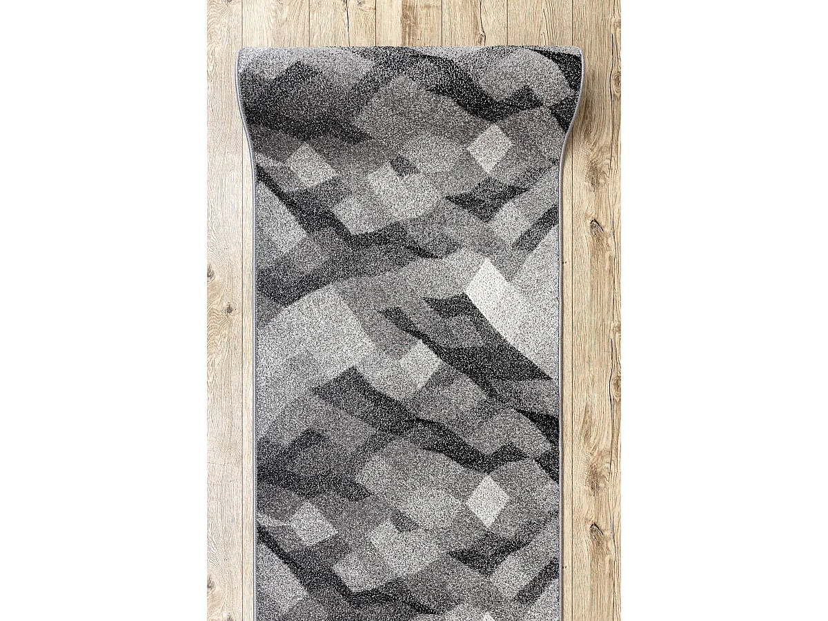 Tapis de couloir SILVER Palanga gris 80x1100 cm