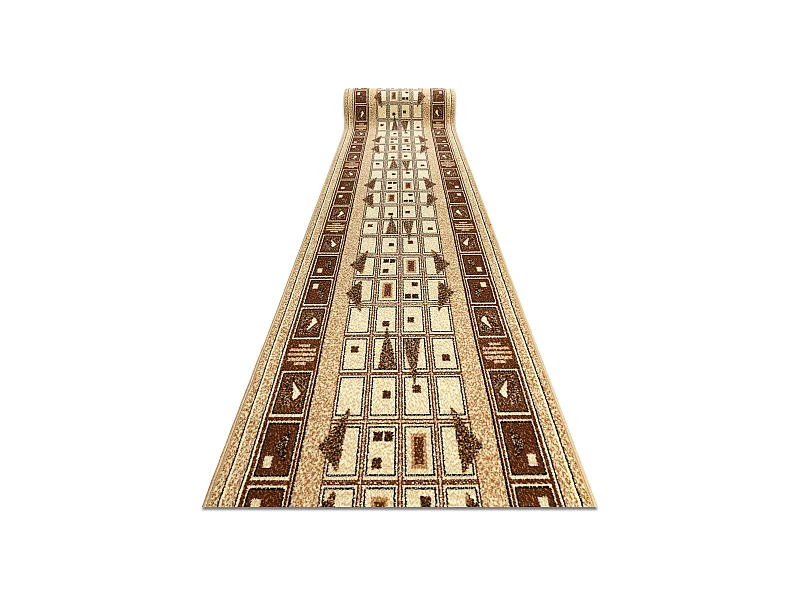 TAPIS DE COULOIR BCF JETTA DZETA beige 150x140 cm