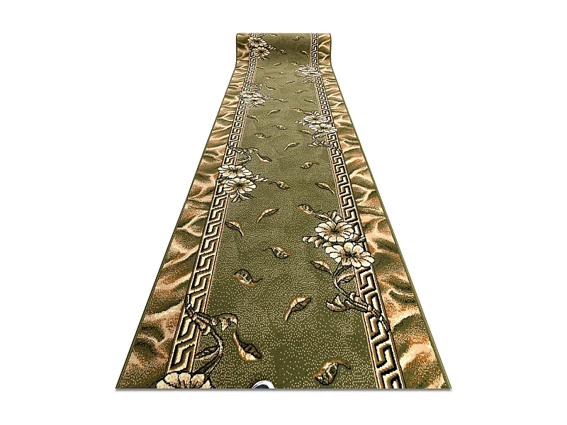 TAPIS DE COULOIR BCF TRIO vert 90x660 cm