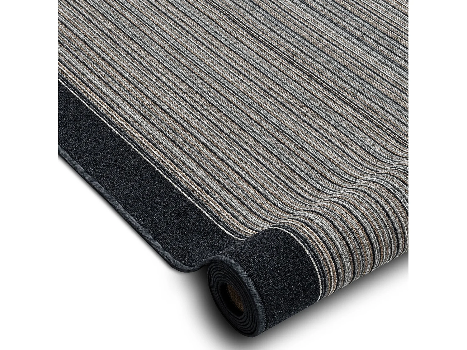 TAPIS DE COULOIR ANTIDÉRAPANT CARNABY gris 67x1350 cm