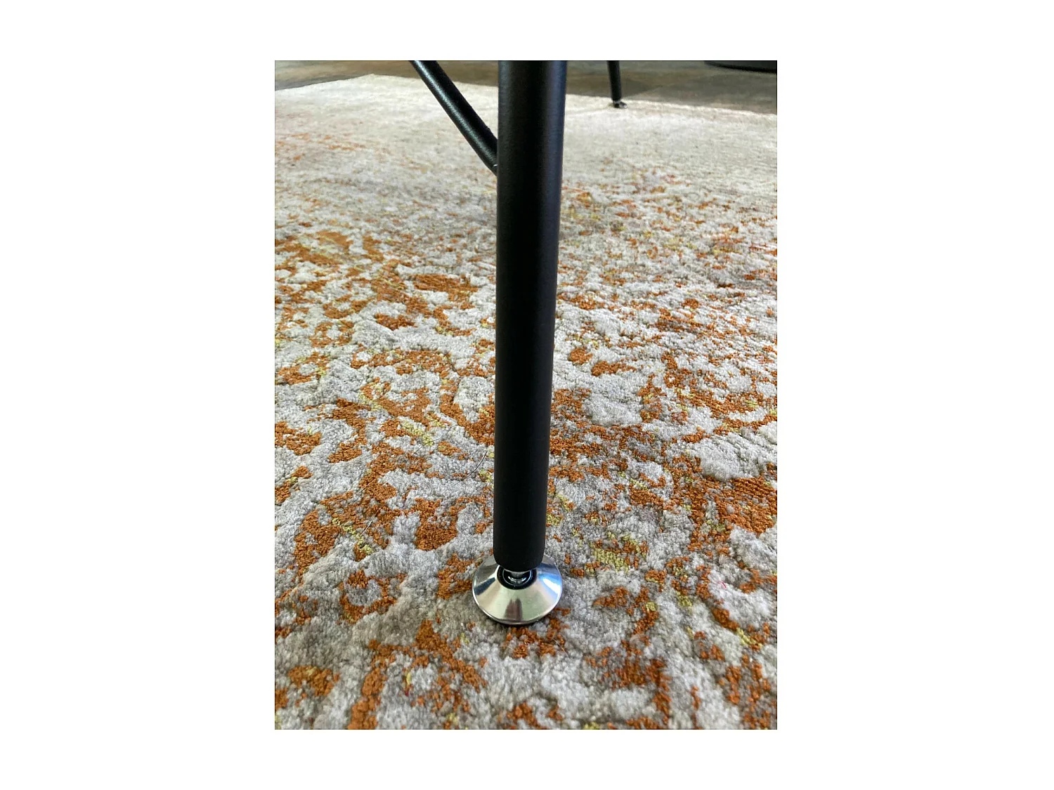 ROCKWELL - Fauteuil contemporain en tissu orange