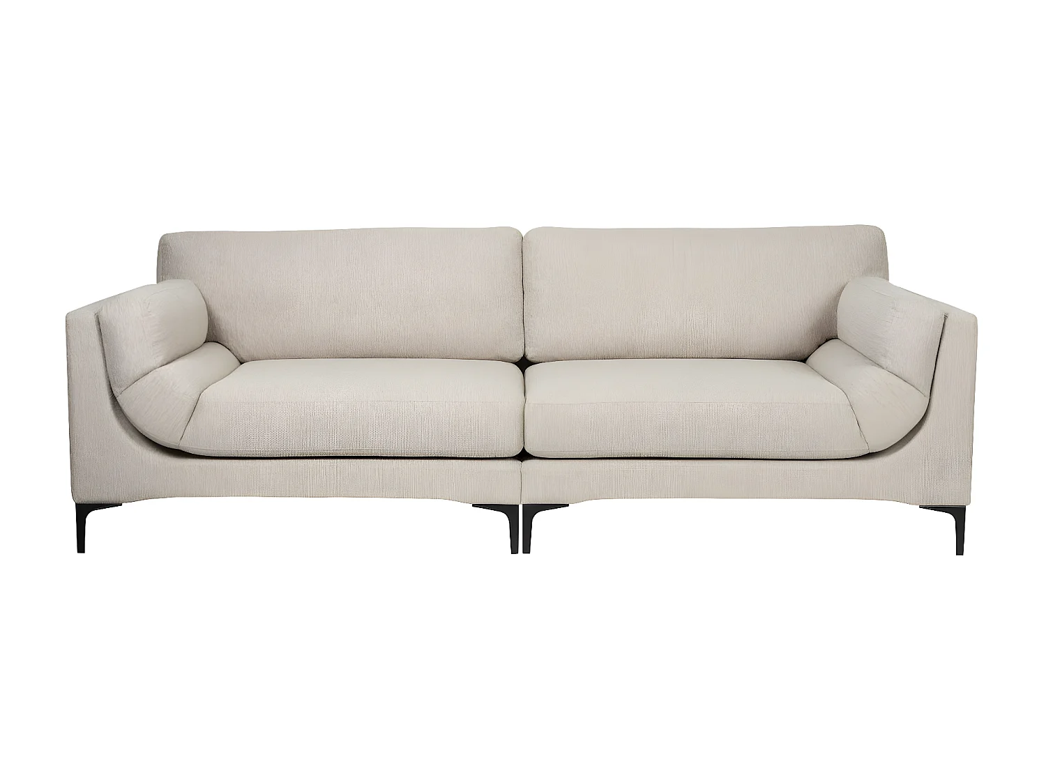 BALCONY - Canapé 3 places en tissu confortable