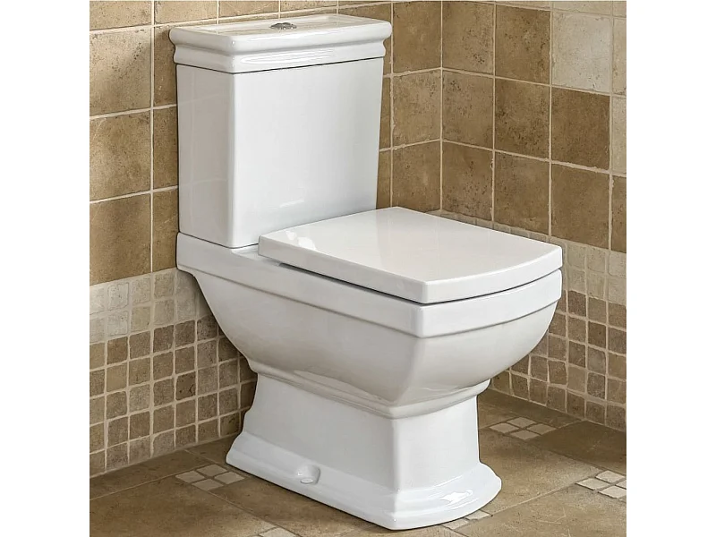 Toilette WC à poser rétro DERBY en céramique