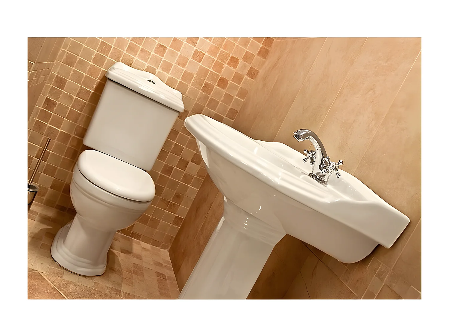 Toilette WC à poser rétro ABERY en céramique