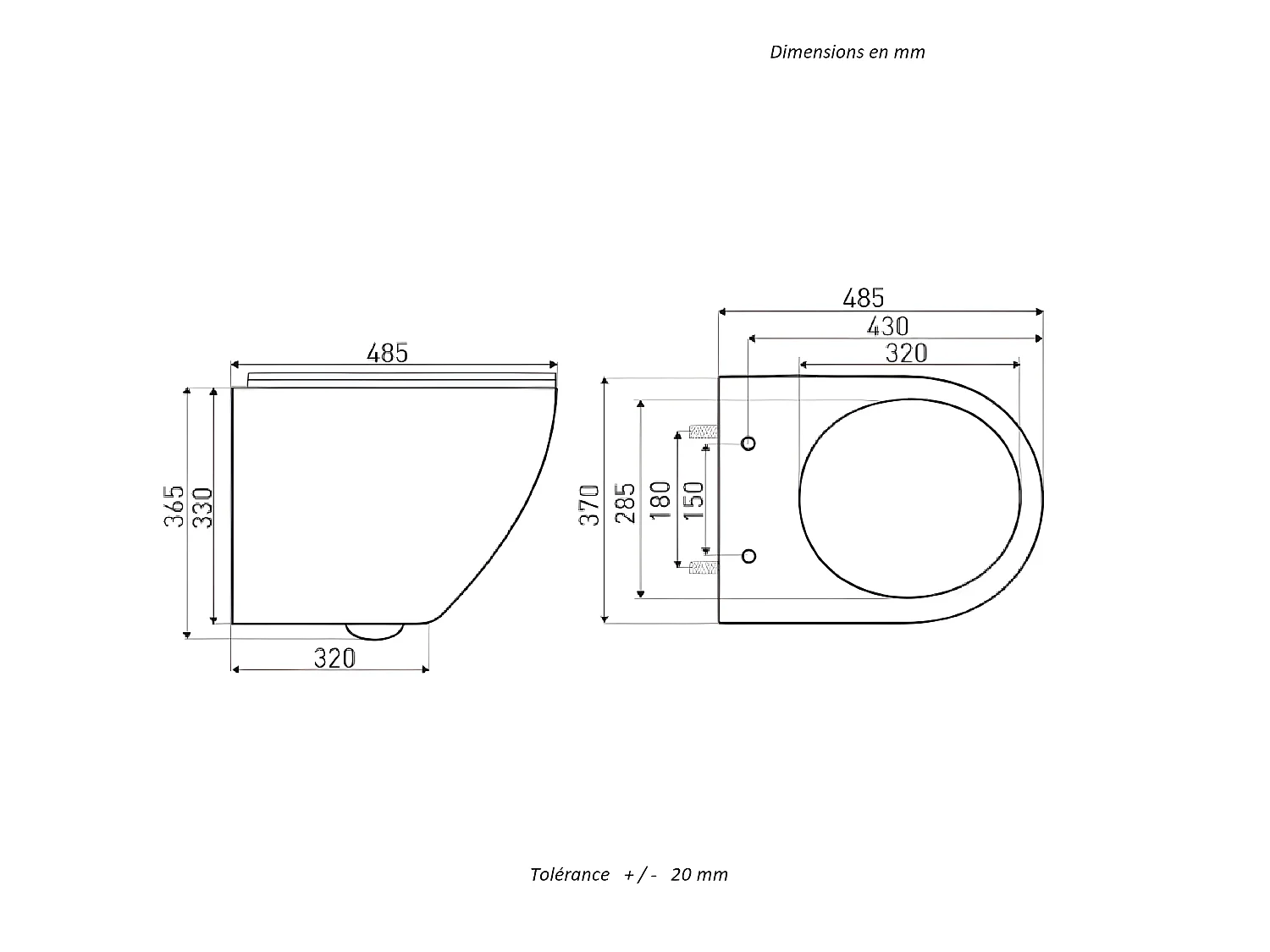 WC suspendu GEBERIT noir pack complet DELOS