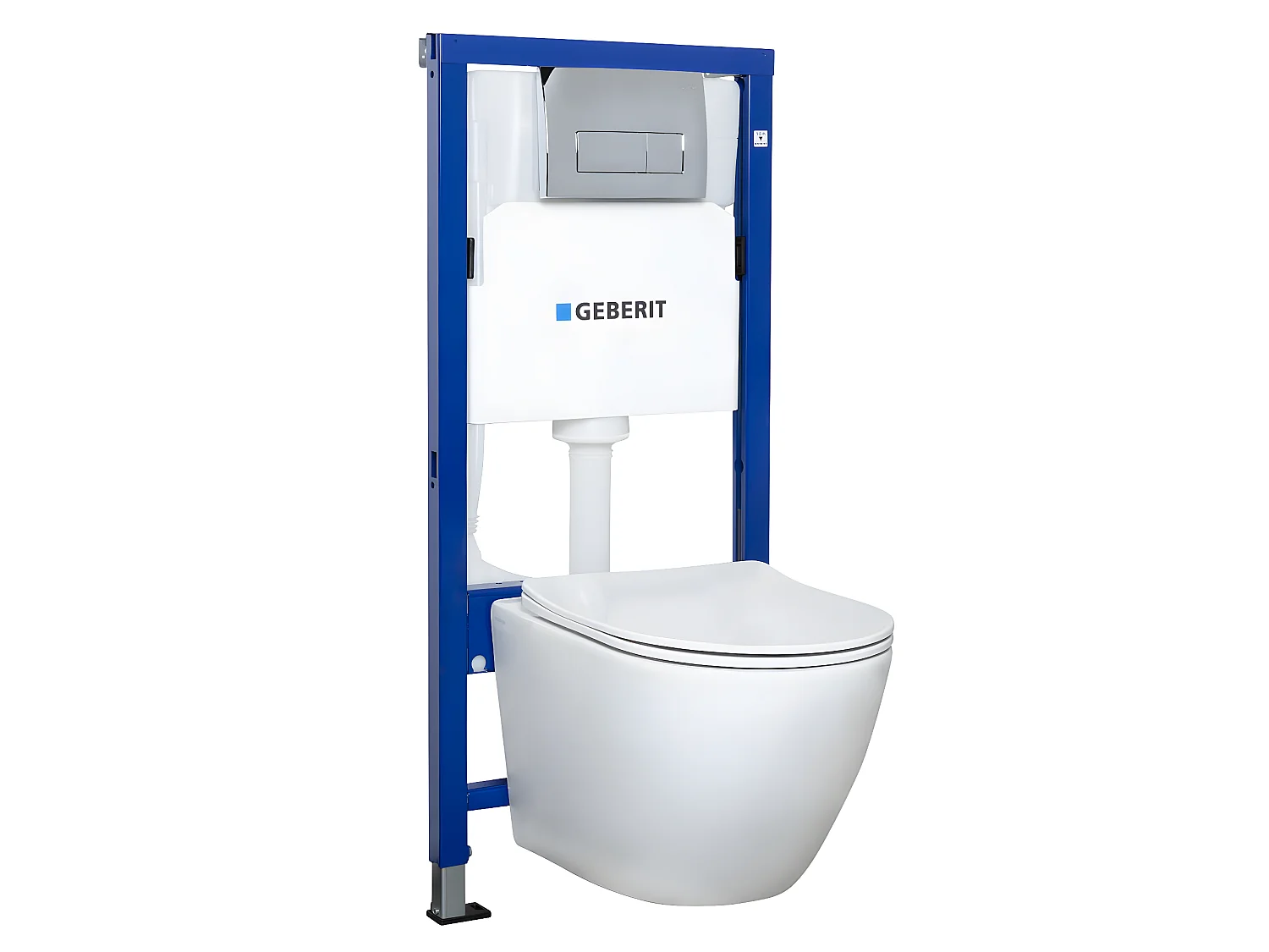 WC suspendu GEBERIT blanc pack complet DELOS