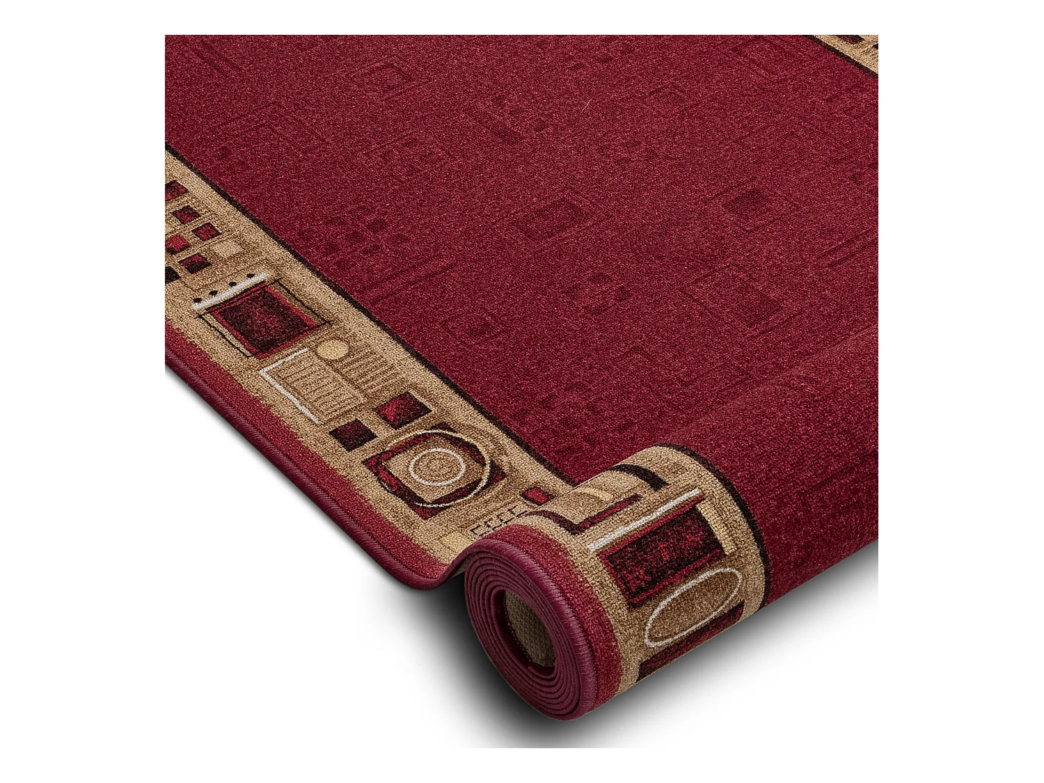 TAPIS DE COULOIR ANTIDÉRAPANT JENA bordeaux 67x530 cm