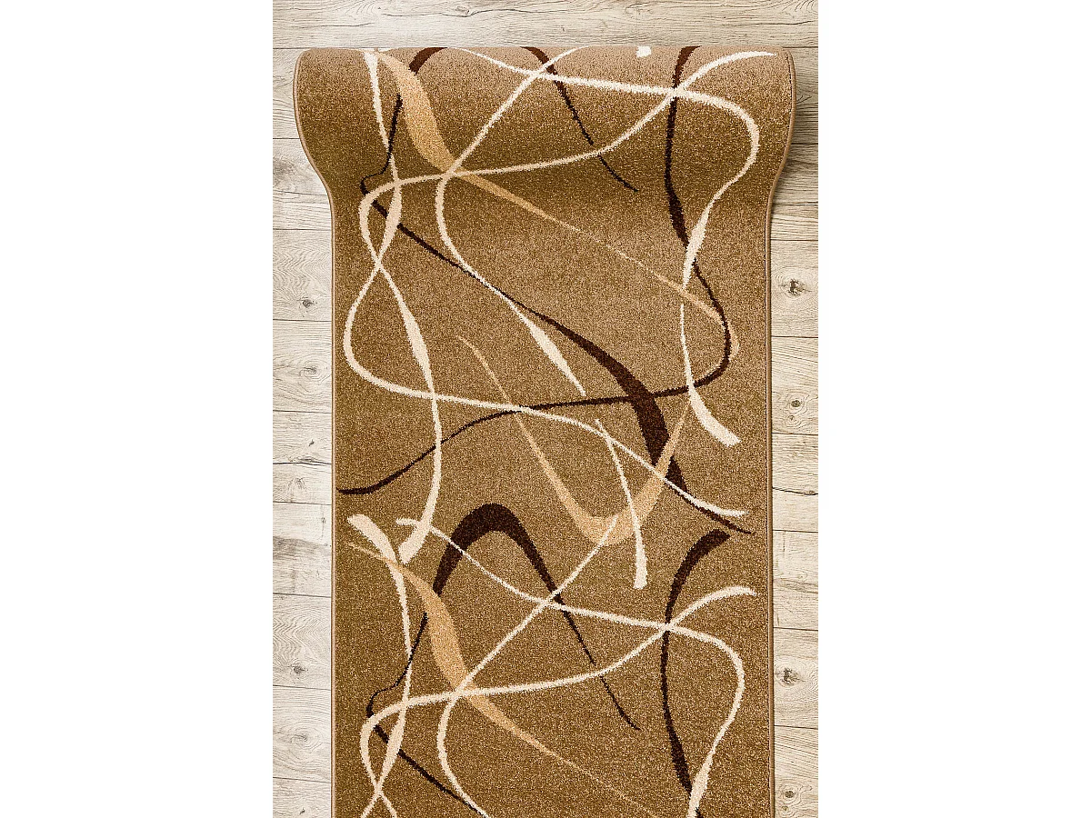 Tapis de couloir KARMEL FRYZ - CHOCO noix 70x600 cm