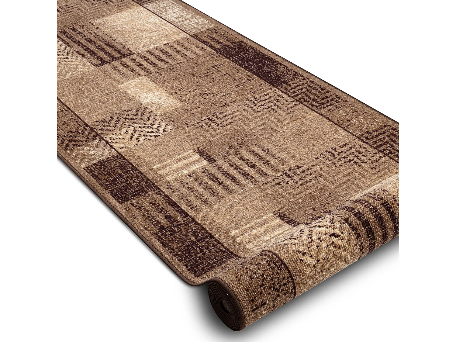 TAPIS DE COULOIR antidérapant ESSENZA beige 67x610 cm