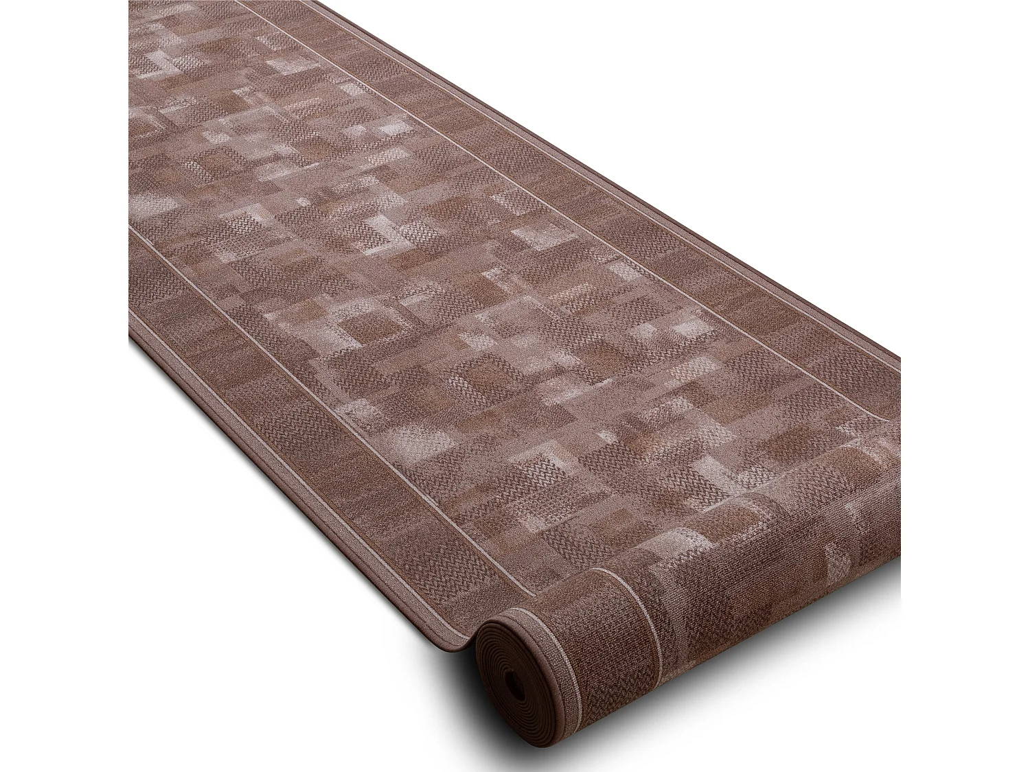 PASSATOIA GOMMATA TRIBE marrone 100x840 cm