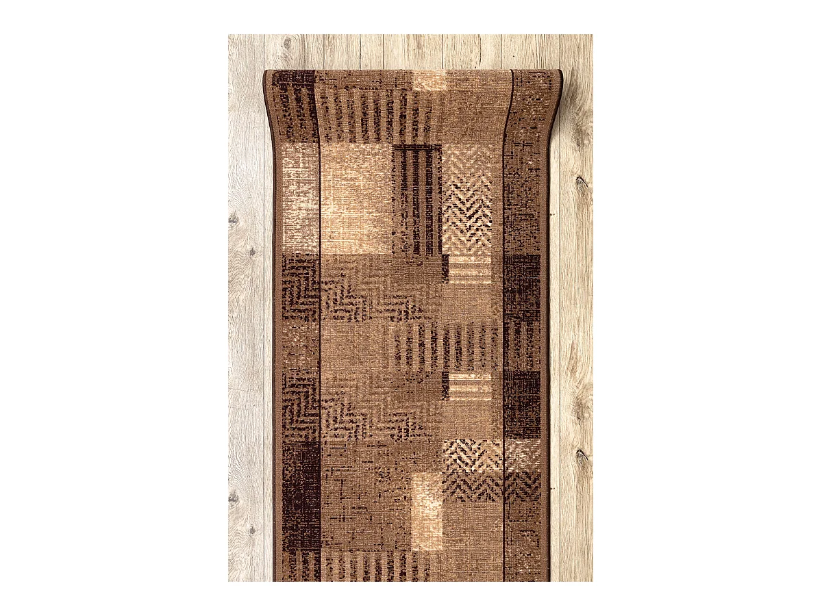 TAPIS DE COULOIR antidérapant ESSENZA beige 67x320 cm
