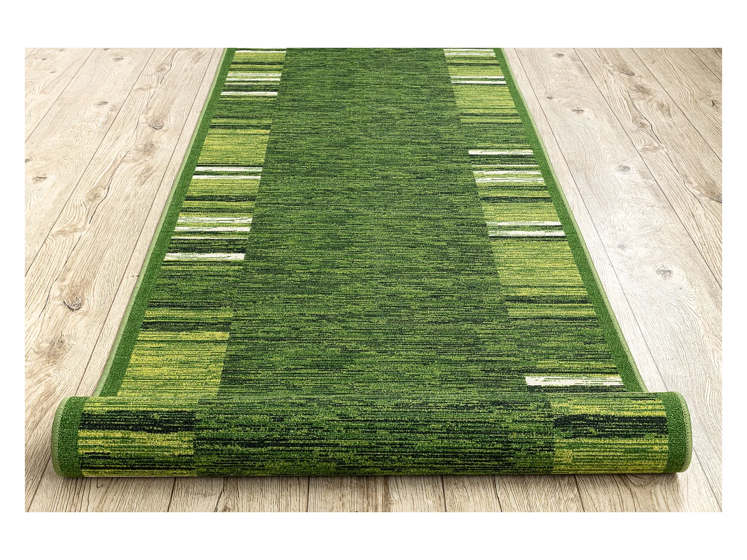 TAPIS DE COULOIR antidérapant ADAGIO vert 67x950 cm