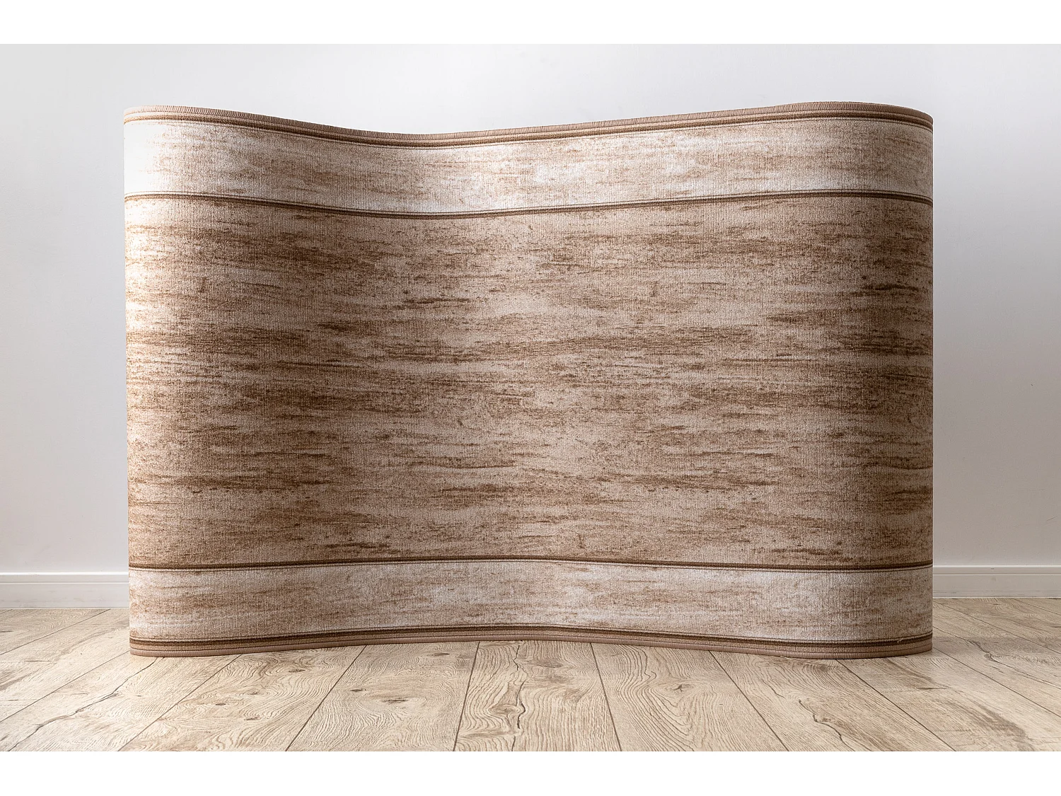 TAPIS DE COULOIR antidérapant RAMA beige 80x1100 cm