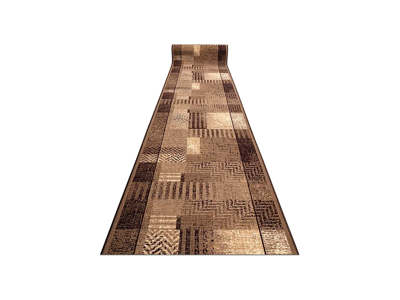 TAPIS DE COULOIR antidérapant ESSENZA beige 100x470 cm