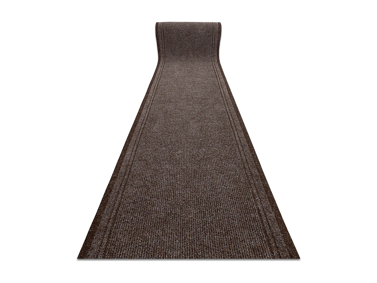 PAILLASSON TAPIS DE COULOIR ANTIDÉRAPANT MALAGA marron 7058 100x390 cm
