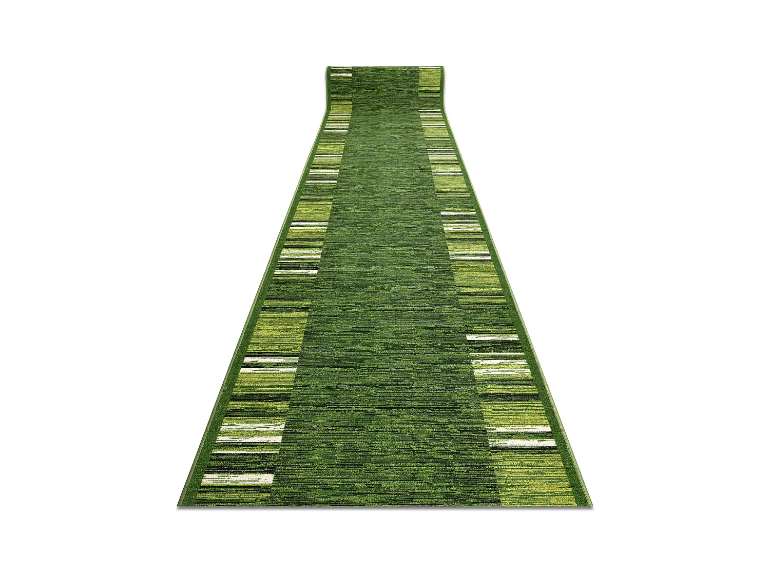TAPIS DE COULOIR antidérapant ADAGIO vert 100x510 cm