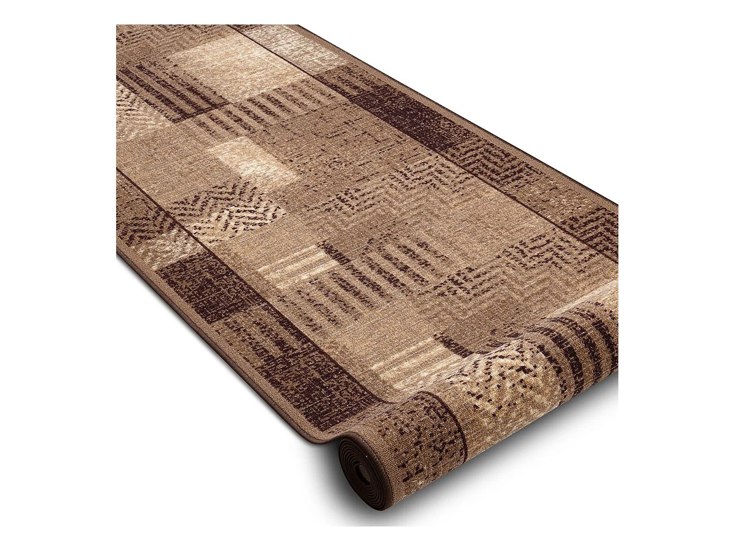 TAPIS DE COULOIR antidérapant ESSENZA beige 67x940 cm