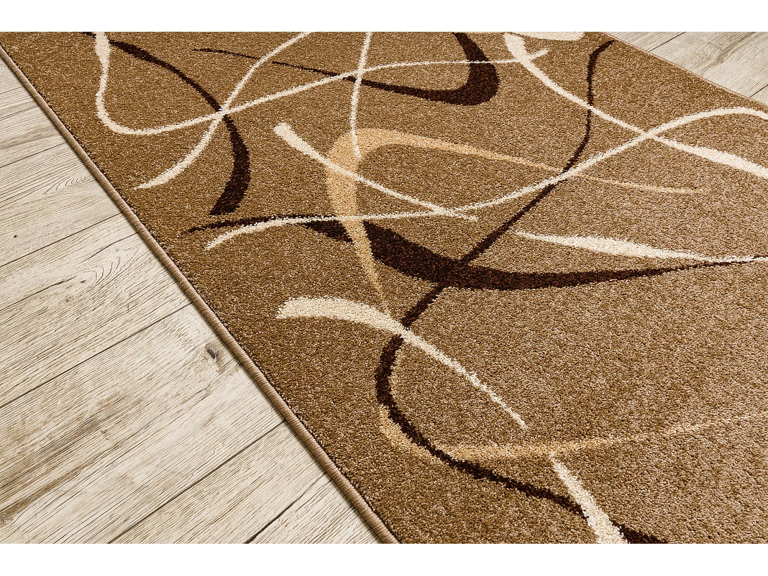 Läufer KARMEL HEAT-SET FRYZ CHOCO Nuss 80x1250 cm