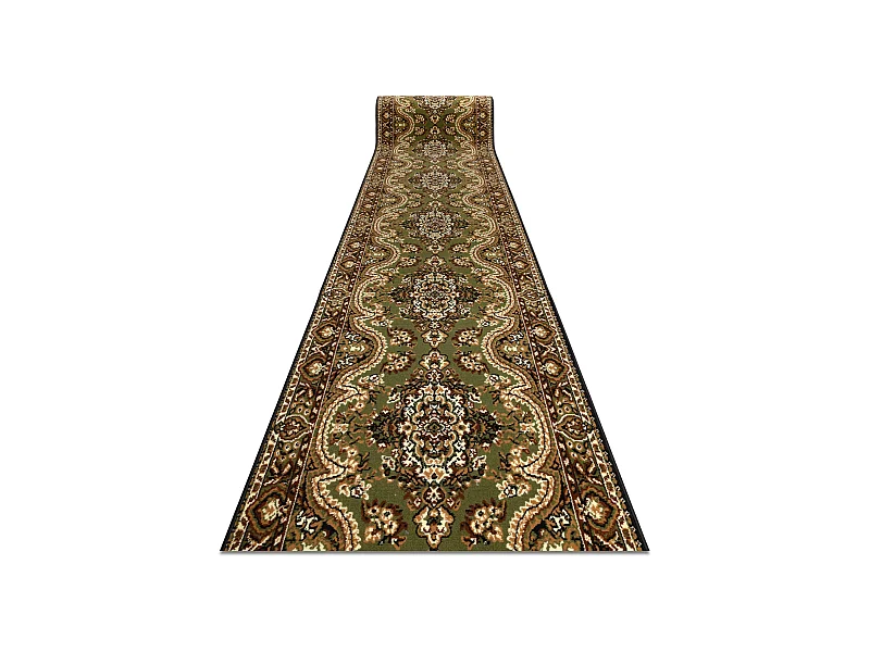 TAPIS DE COULOIR BCF WIOSNA vert 90x260 cm