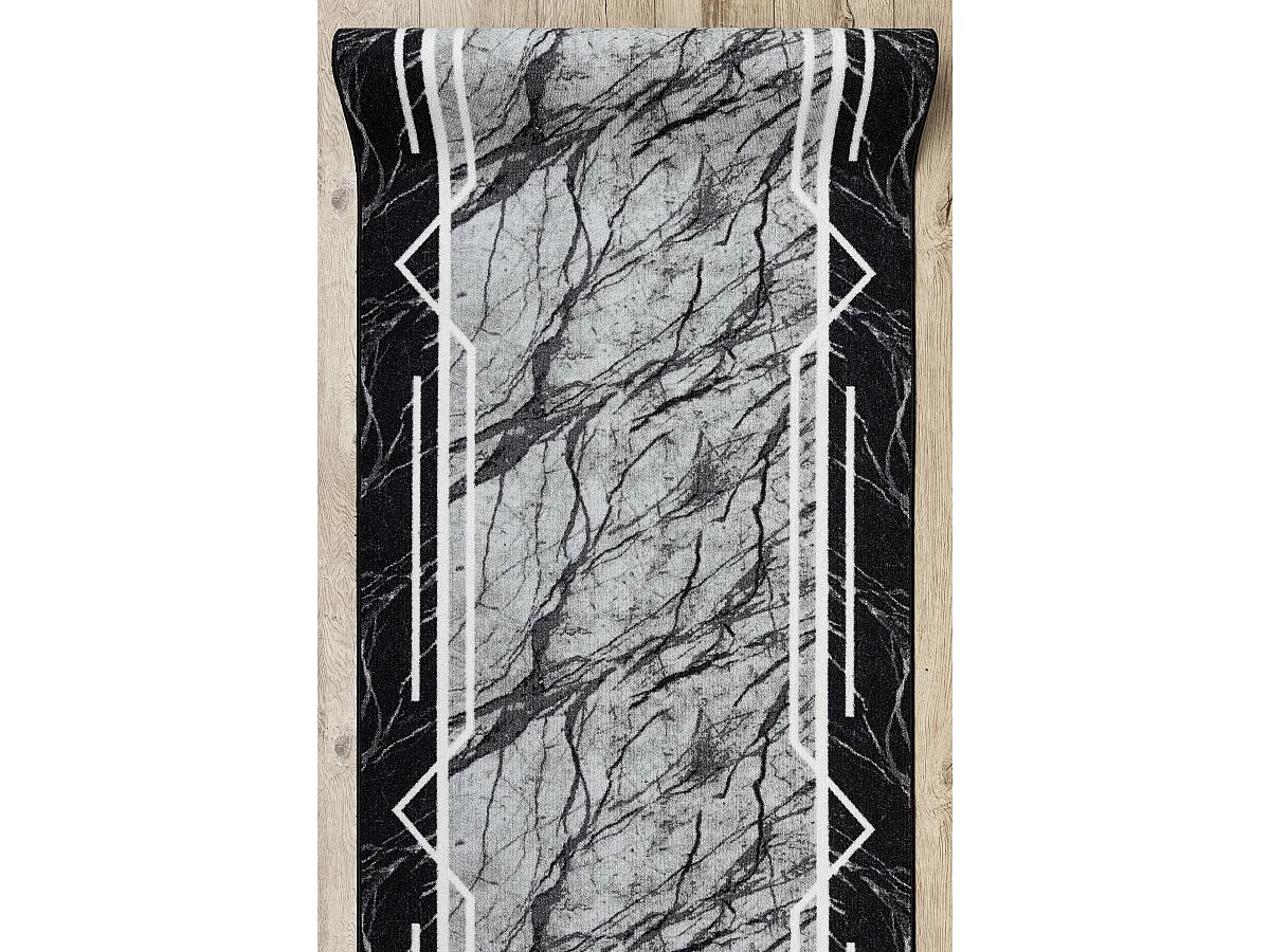 Alcatifa do corredor com reforço de borracha MARMUR Mármore, pedra c 57x900 cm
