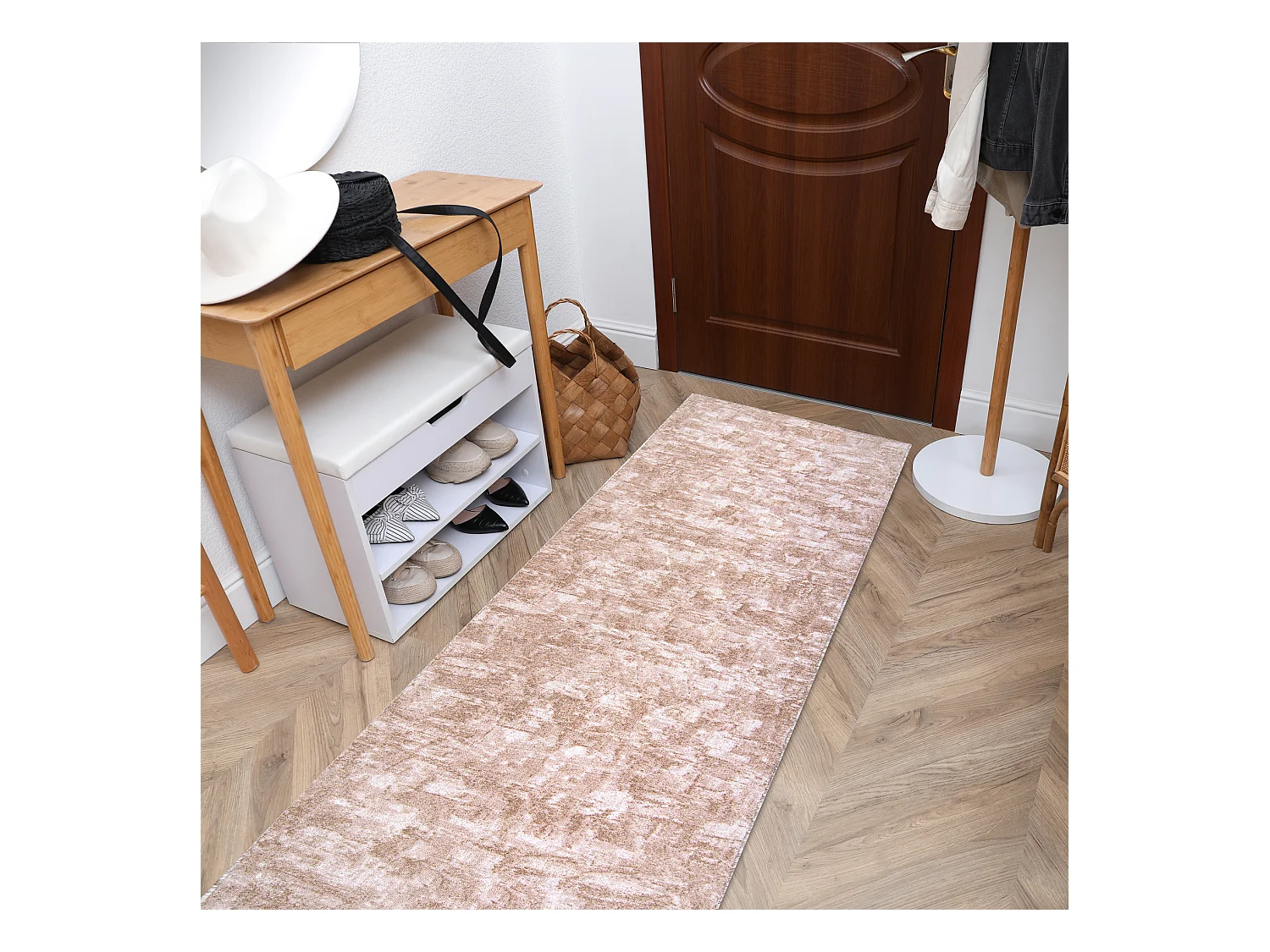 Passatoia SOLID beige 30 CALCESTRUZZO  70x330 cm