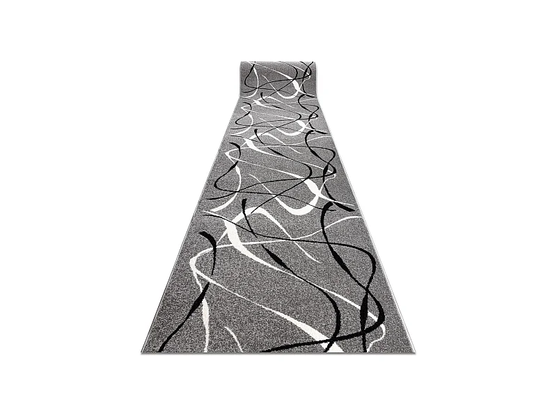 Tapis de couloir SILVER CHOCO gris 120x1050 cm