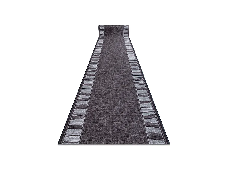 Läufer Antirutsch LINEA grau 100x260 cm