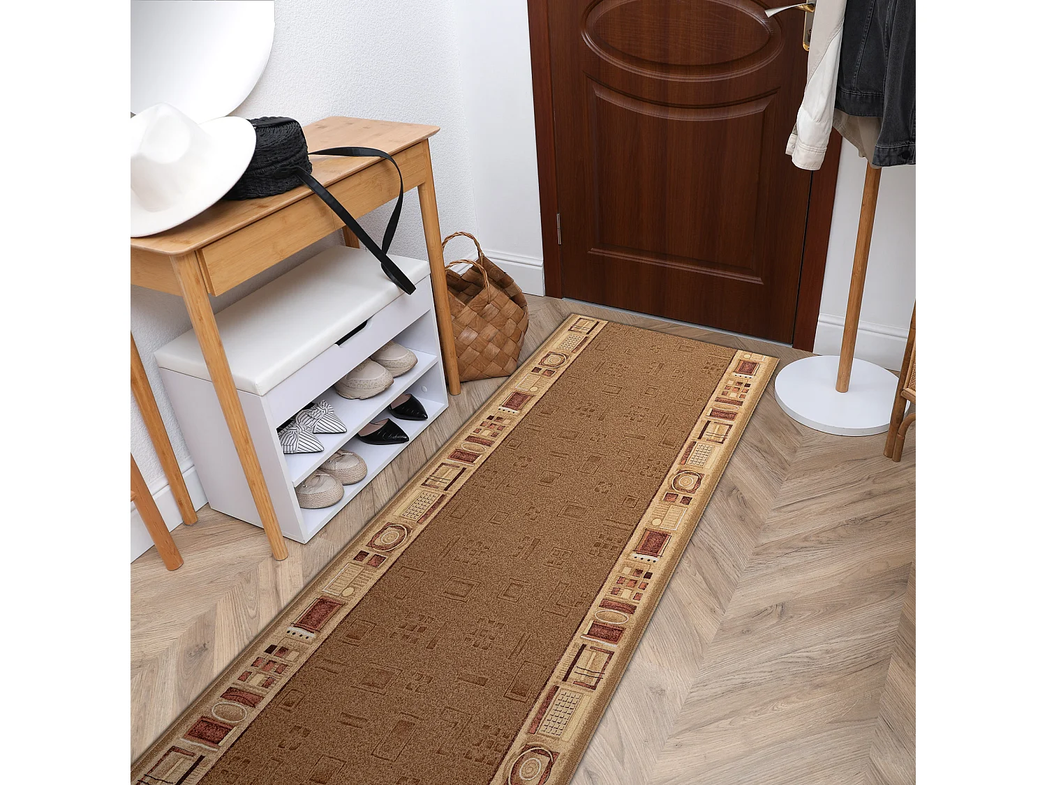 PASSATOIA GOMMATA JENA beige 67x220 cm