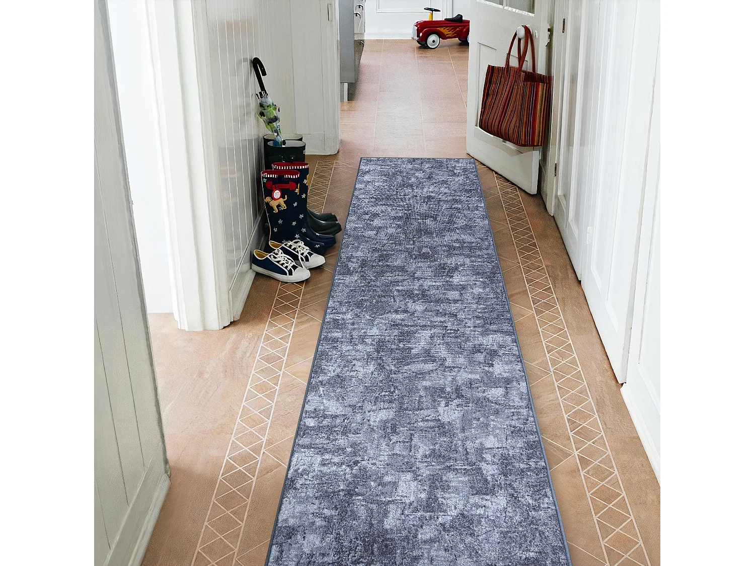 Passatoia SOLID grigio 90 CALCESTRUZZO 70x350 cm