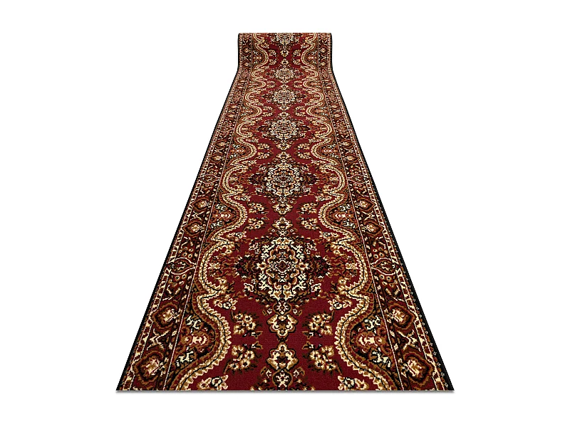 TAPIS DE COULOIR BCF WIOSNA bordeaux 160x710 cm