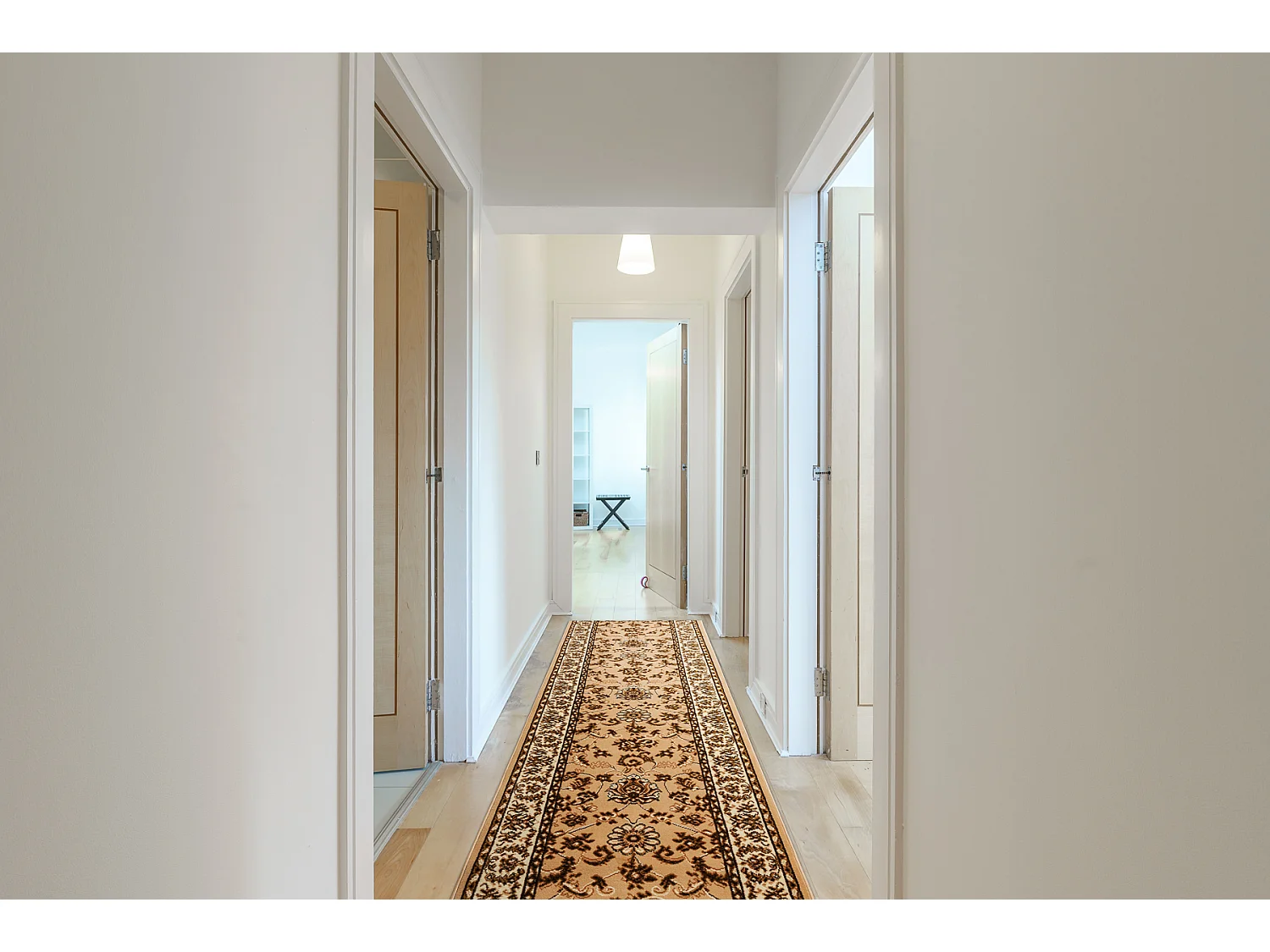 TAPIS DE COULOIR BCF MORAD Klasyk classique beige 150x310 cm