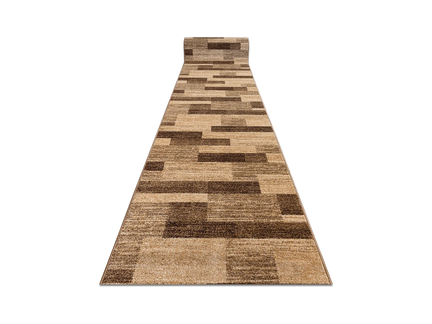 Tapis de couloir KARMEL Deski planches noix 70x550 cm